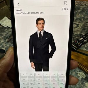 Suitsupply Dark Blue Havana Suit